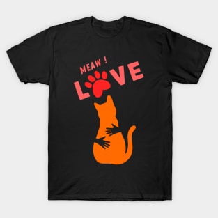 Meow love T-Shirt